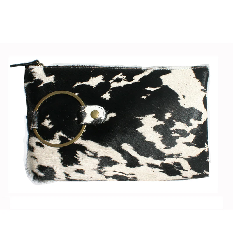 Ring Clutch - Black & White Pony