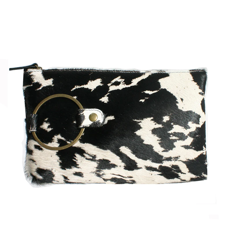 Ring Clutch - Black & White Pony