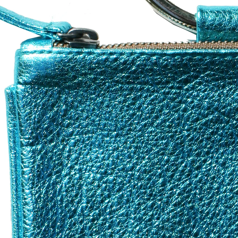 Mini Ring Wristlet - Electric Blue