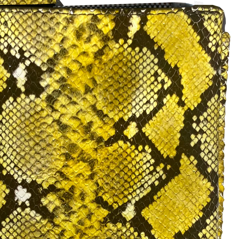 Mini Ring Wristlet - Yellow Snake