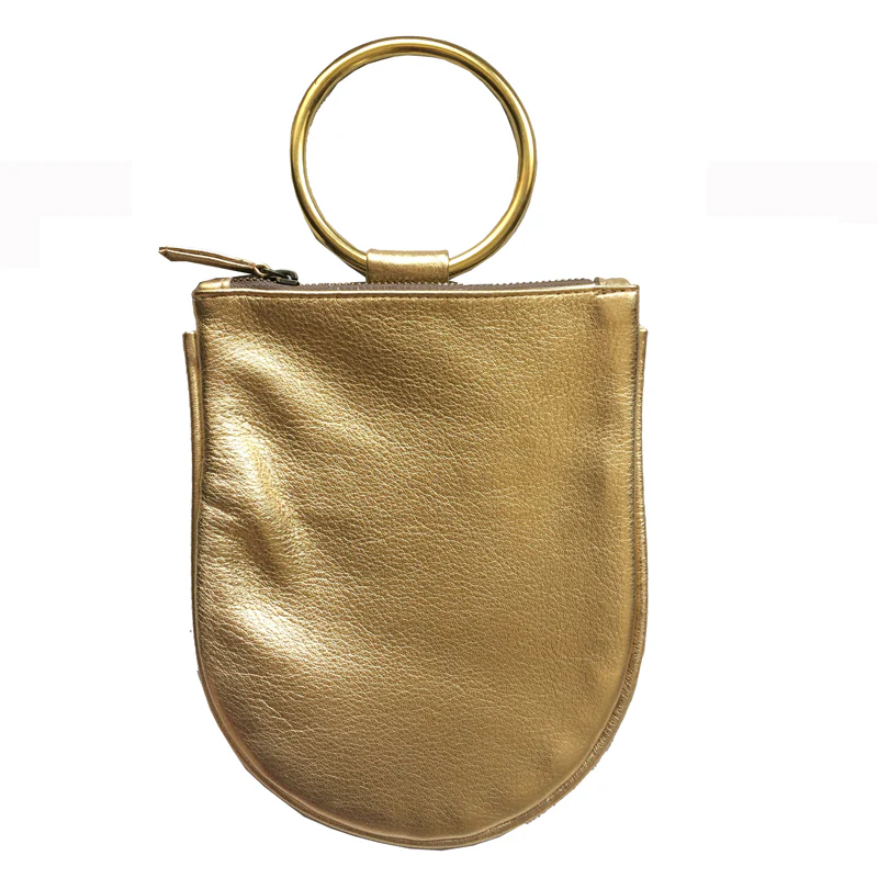 Mini Ring Wristlet - Gold